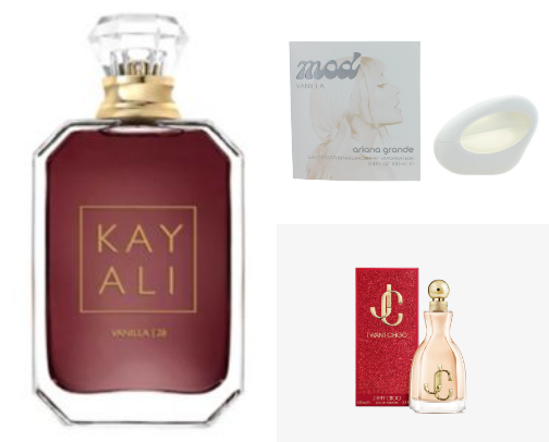 My favourite vanilla perfumes cover photo collage