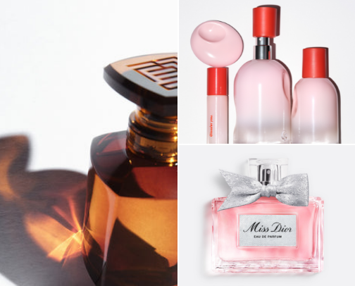 Most complimented parfumes 🌸 cover photo collage