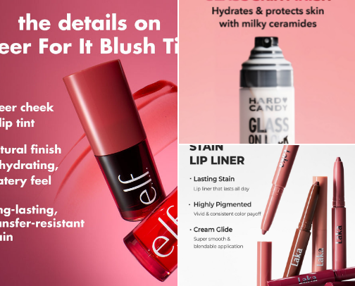 Makeup must haves cover photo collage