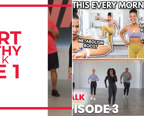 My List Of Quick & Doable Exercises YouTubes Videos cover photo collage