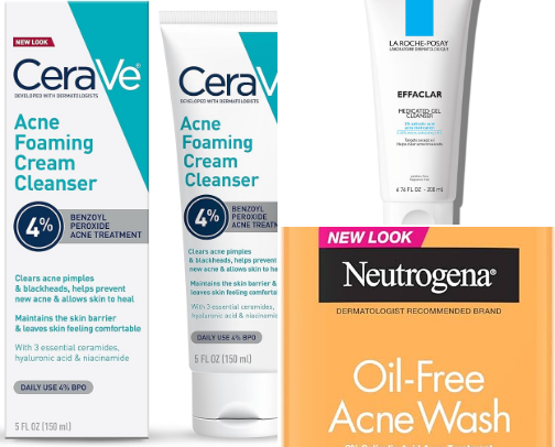 🌟 20 Best Cleansers for Acne (2025) cover photo collage