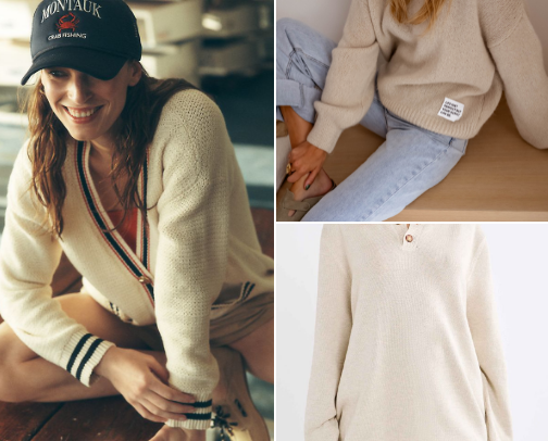 Spring Sweaters I can't live without. cover photo collage