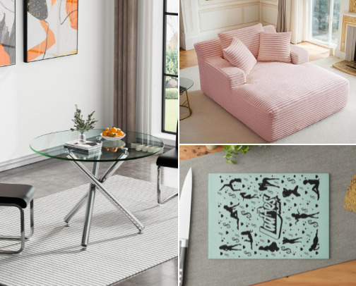 Cute + Affordable Home Decor & Furniture Every 20-Something Needs ✨ cover photo collage