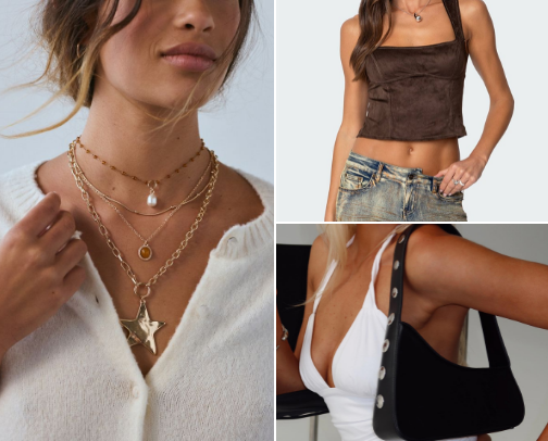 anthropologie's autumn style report cover photo collage