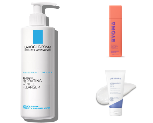 dry skin makeup: prep + products that actually work cover photo collage