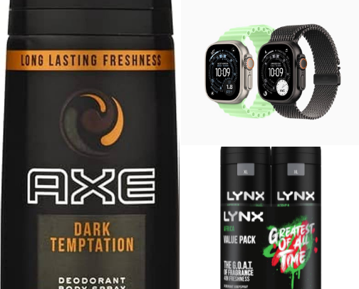 👔 Men’s Body Spray & Accessories 2025 cover photo collage