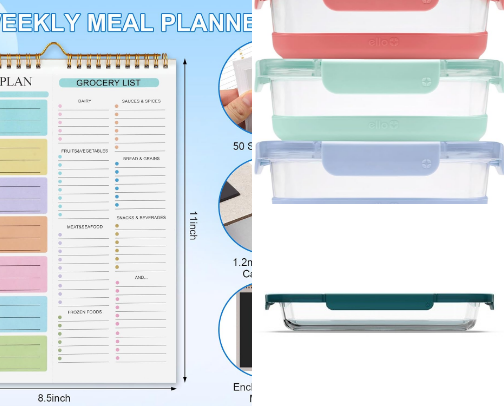 Meal prep essentials + Kitchen finds🥙 cover photo collage