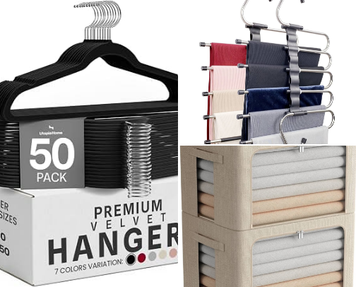 Laundry & Closet Reset Guide (Viral Space Savers, Fast Folding Hacks & Odor Elimination Staples Edition) cover photo collage