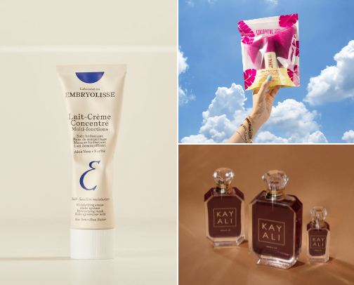 Travel size products ✈ cover photo collage