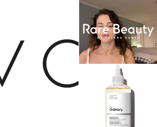 My favorite cosmetic products cover photo collage