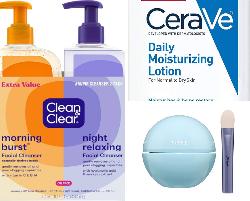 Daily and Weekly Budget Skincare Routine cover photo collage