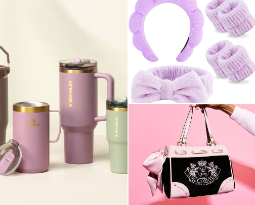 Girly necessities cover photo collage