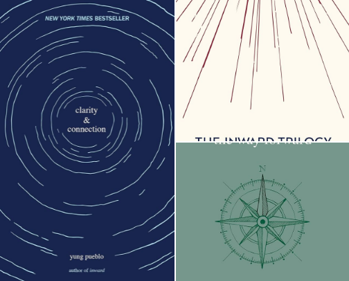 Clarity & Connection (The Inward Trilogy) reading and reflection set cover photo collage