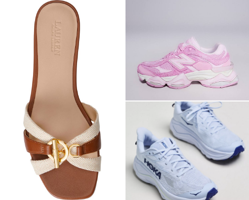 Trending spring footwear 2026 cover photo collage
