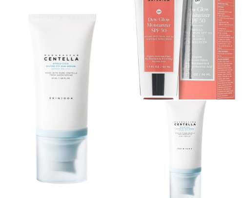 Sunscreen recos cover photo collage