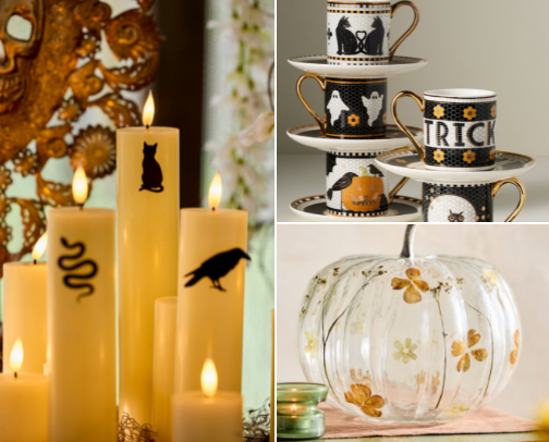 The Sophisticated Luxe Halloween Home Collection cover photo collage