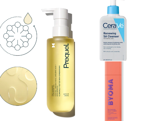 My Skincare routine cover photo collage