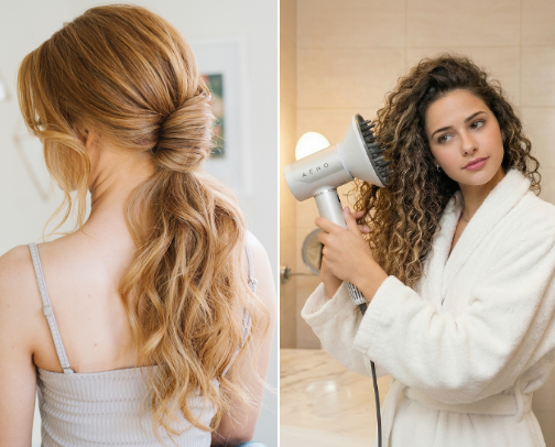 The Ultimate Hair Transformation Guide: Trend-Setting Cuts & Effortless Styling Ideas cover photo collage