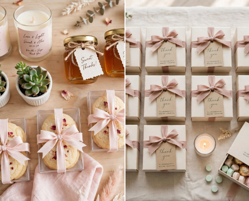 Affordable Wedding Favors cover photo collage
