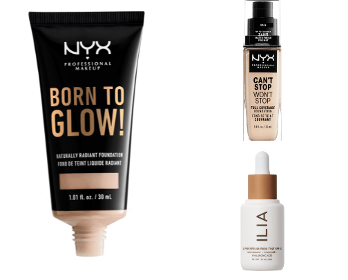 Smooth coverage foundations cover photo collage