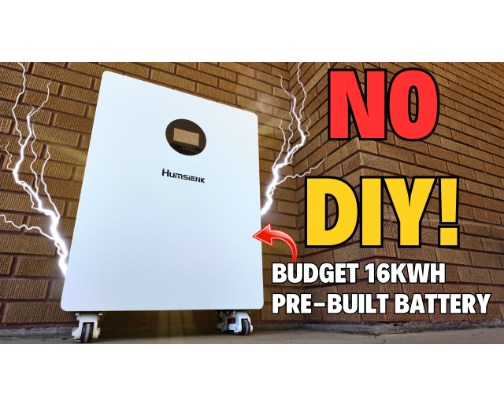 STUPIDLY Cheap Pre-Built 16kWh Battery NUKES DIY Kits! cover photo collage
