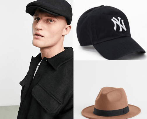 Headwear cover photo collage