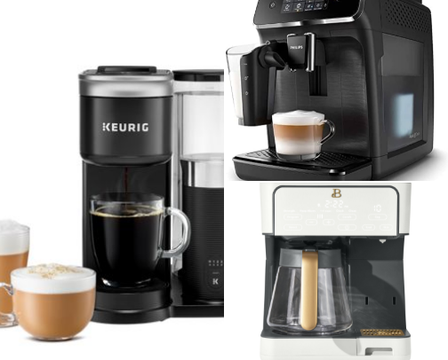Coffee & Espresso Machines for Cozy Coffee Moments at Home cover photo collage