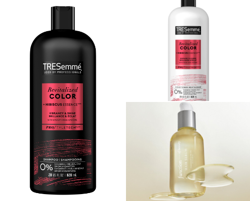 Hair care cover photo collage