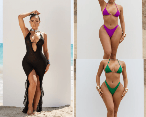 Summer bathing suits 👙 cover photo collage