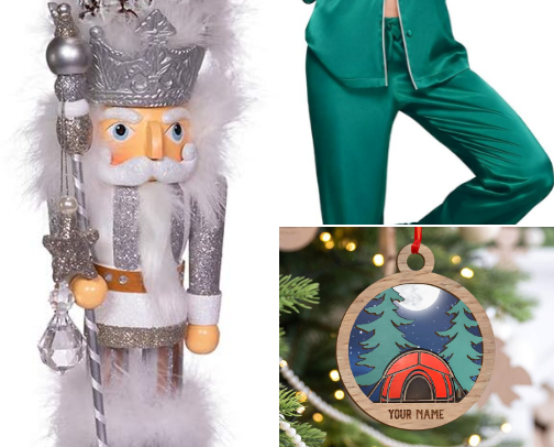 christmas decor & holiday essentials cover photo collage
