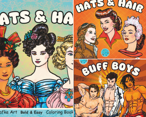 Relaxing coloring books cover photo collage