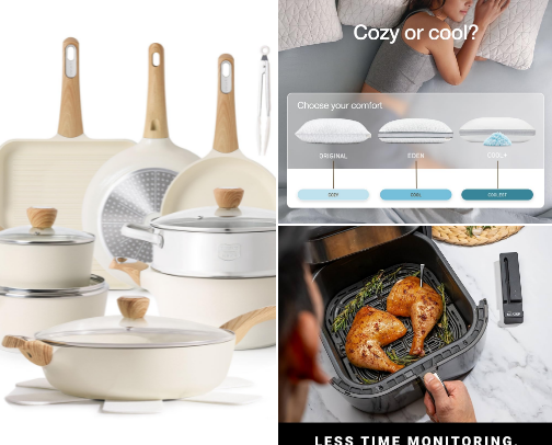 Practical & Cozy Home Essentials cover photo collage
