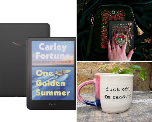 Book Lover Tech Essentials 📱📚 cover photo collage