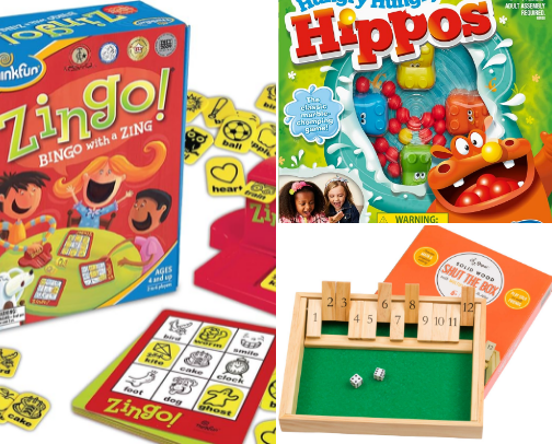 Game night for littles! cover photo collage