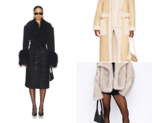Chic & Timeless: fur coat edition cover photo collage