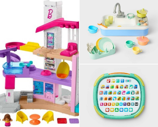 Santa Baby—Christmas ideas for toddler girls cover photo collage