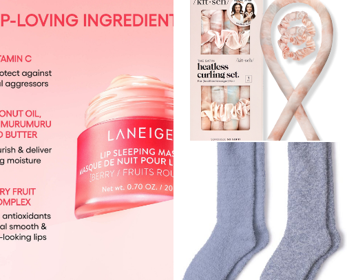 Teenage Girl Stocking Stuffers cover photo collage