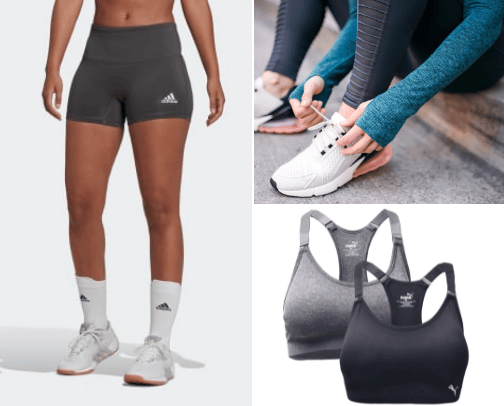 Sportswear cover photo collage
