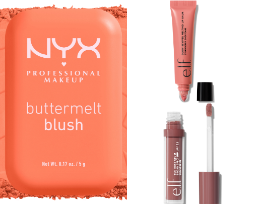 current favorite beauty products cover photo collage