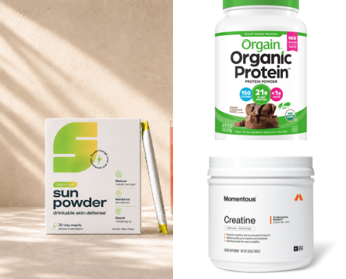 Supplements for the health and beauty inclined cover photo collage