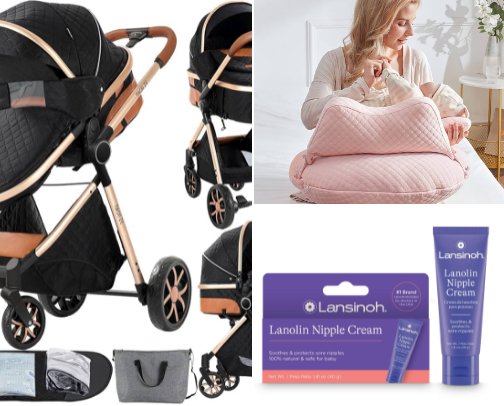 Essential new parent items cover photo collage
