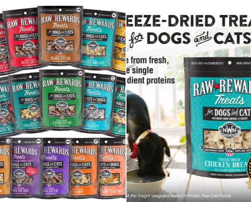 Treats for dog and cats cover photo collage