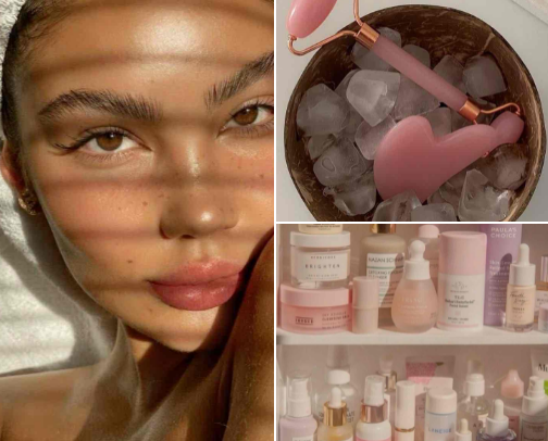 skin care 🧖🏻‍♀️ cover photo collage