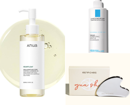 Skincare Routine 🫧🧖🏽‍♀️ cover photo collage