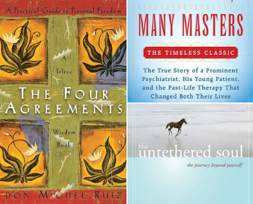 Spiritual Book Recs cover photo collage