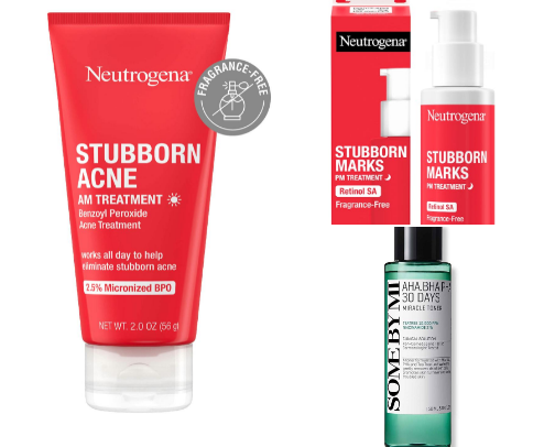 Skincare personal favs for acne prone skin ppl out there🫶 cover photo collage