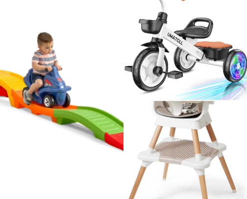 Toddler gift guide cover photo collage