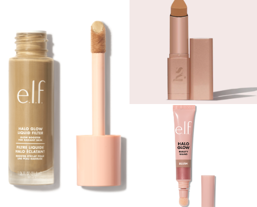 Minimalistic makeup 💄 cover photo collage