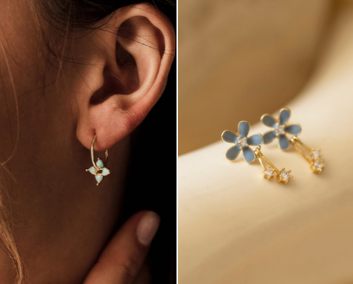 My earing collection cover photo collage