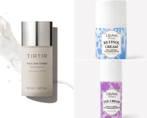 Simple skin care cover photo collage